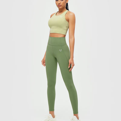 Power Athletic Leggings - Green