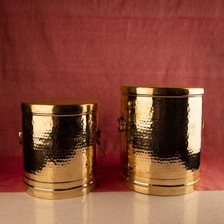 Brass Atta Daani (Storage Container)