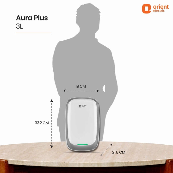 Aura Plus 3L Instant Water Heater (Geyser) | Mini Water Geyser