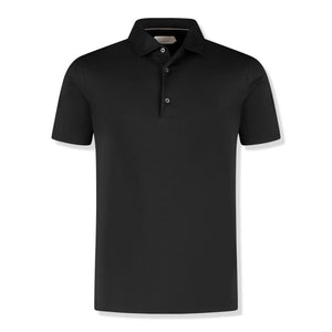 Aurélien Aur1 Black Polo Shirt