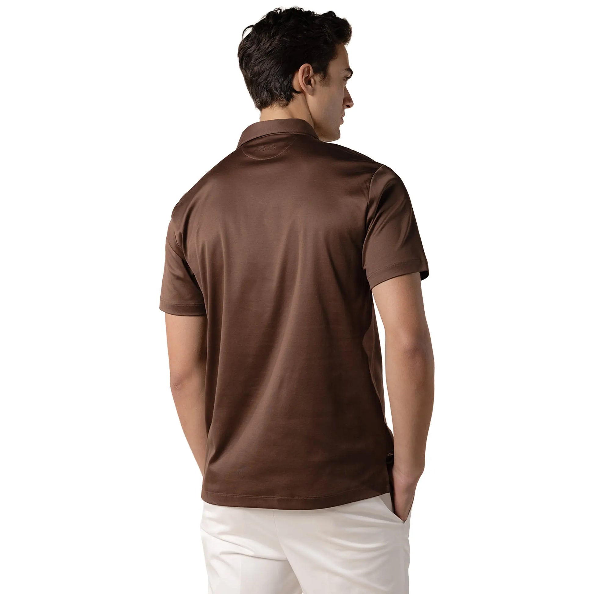 Aurélien Aur1 Chocolate Polo Shirt