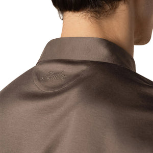 Aurélien Aur1 L/S Ash Grey Polo Shirt