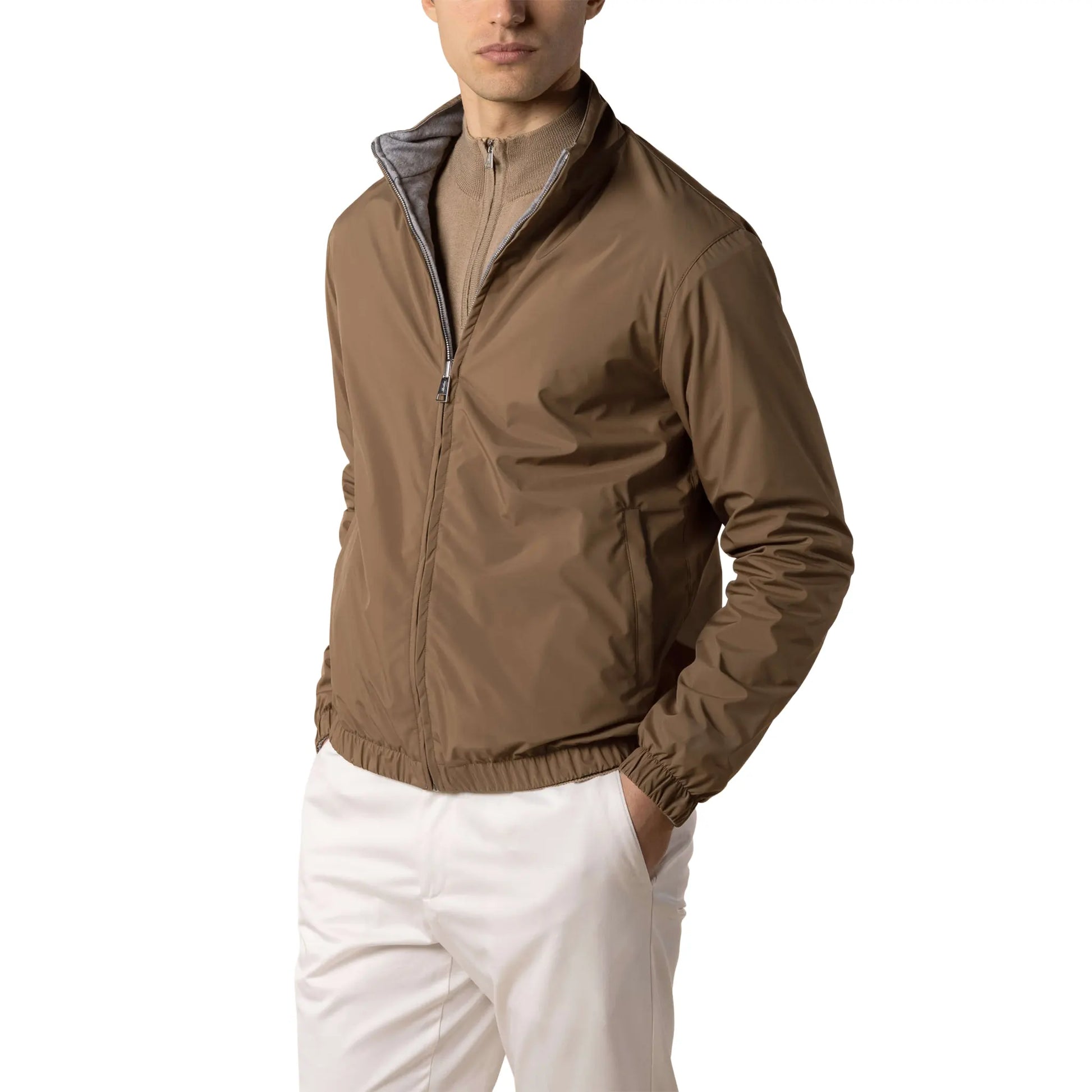 Aurélien Reversible Caramel Resort Jacket
