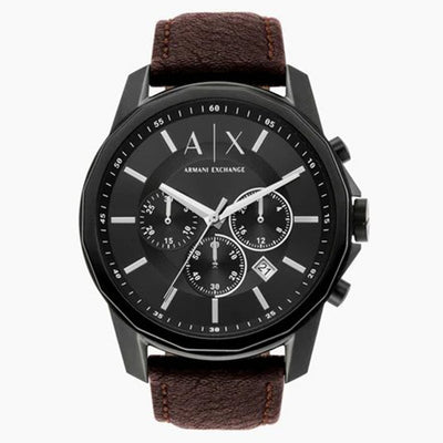 Armani Exchange Chronograph Black Dial Men 22mm