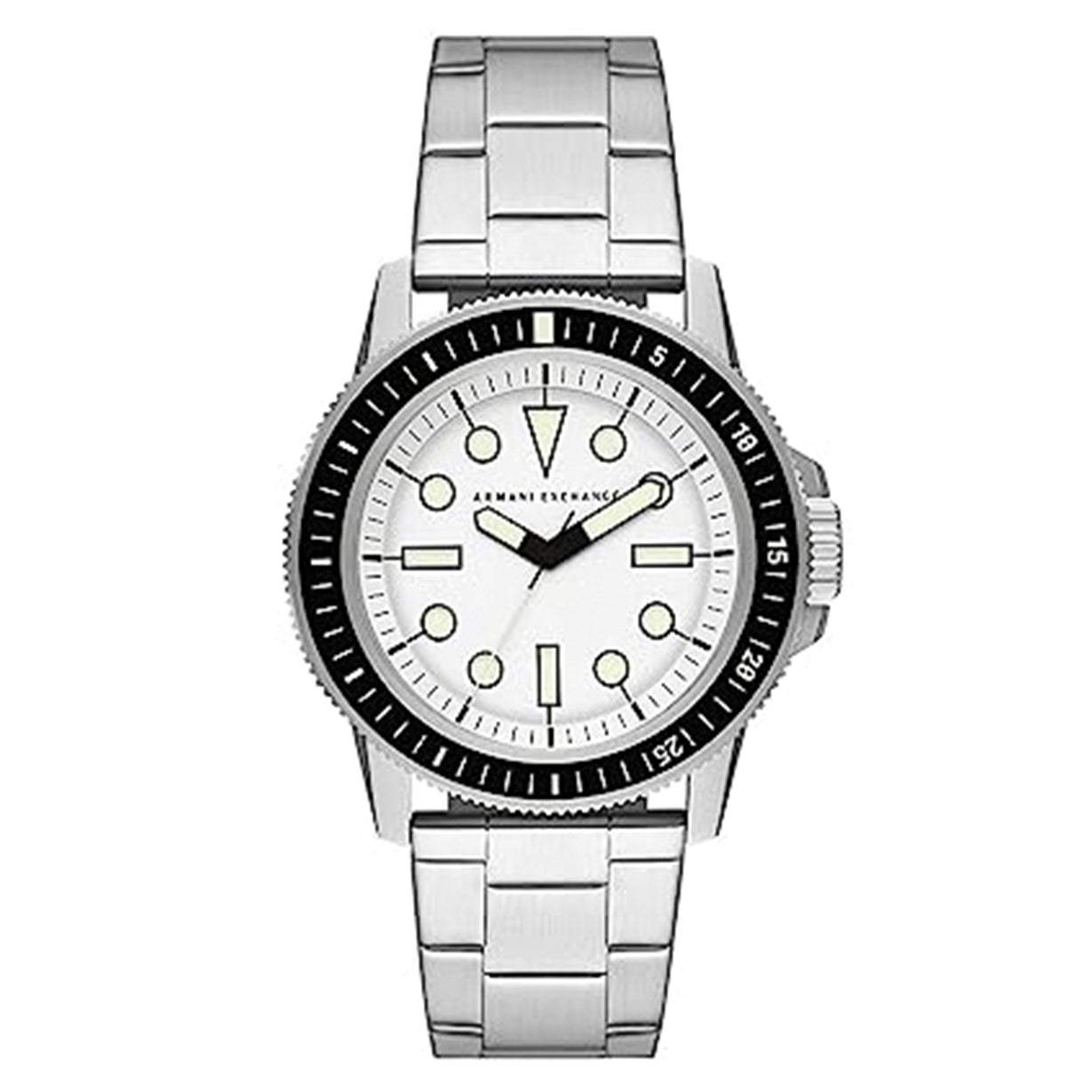 Armani Exchange Leonardo White Dial Men 44mm