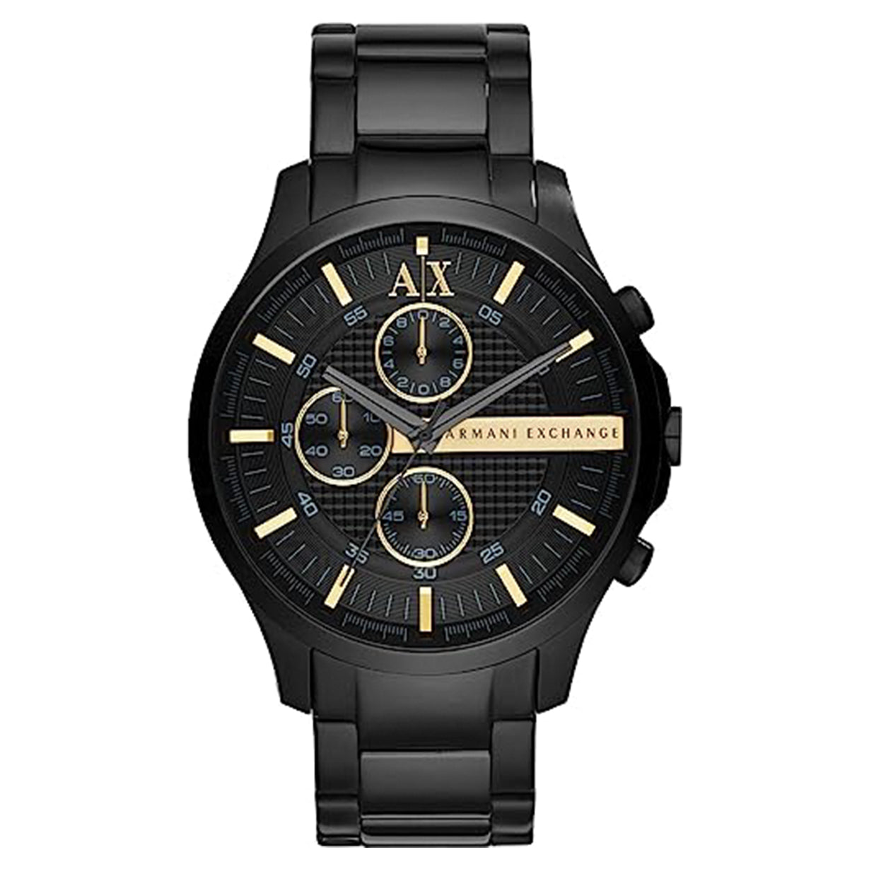 Armani Exchange Hampton Black Dial Men 49mm