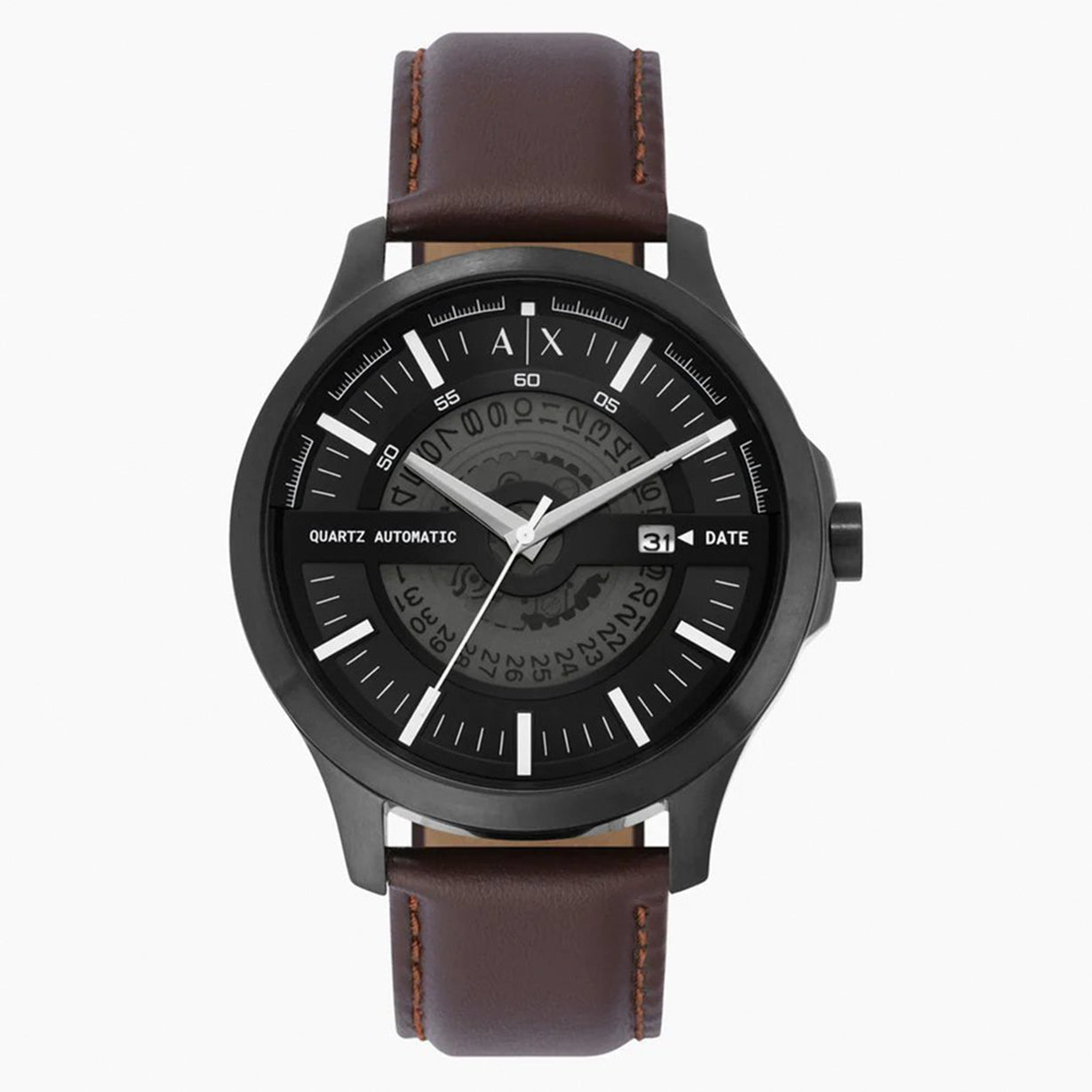 Armani Exchange Hampton Black Dial Men 46mm