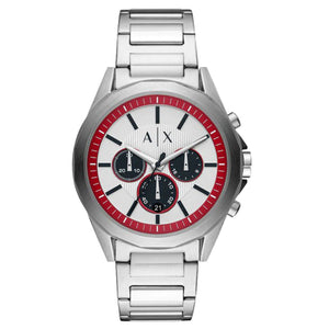 Armani Exchange Drexler  White Dial Men 44mm