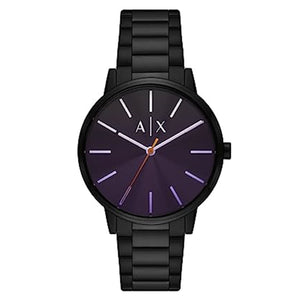 Armani Exchange Dress Black Dial Men 44mm