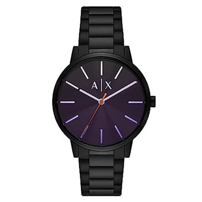 Armani Exchange Dress Black Dial Men 44mm