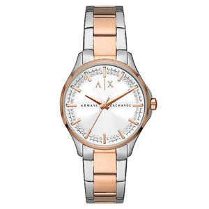 Armani Exchange Lady Hampton Silver Dial Women 36mm
