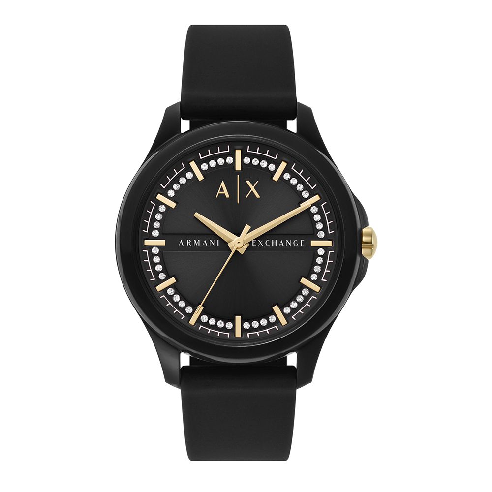 Armani Exchange Lady Hampton Black Dial Women 16mm