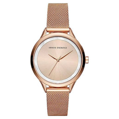 Armani Exchange Harper  Rose Gold Dial Women 38mm