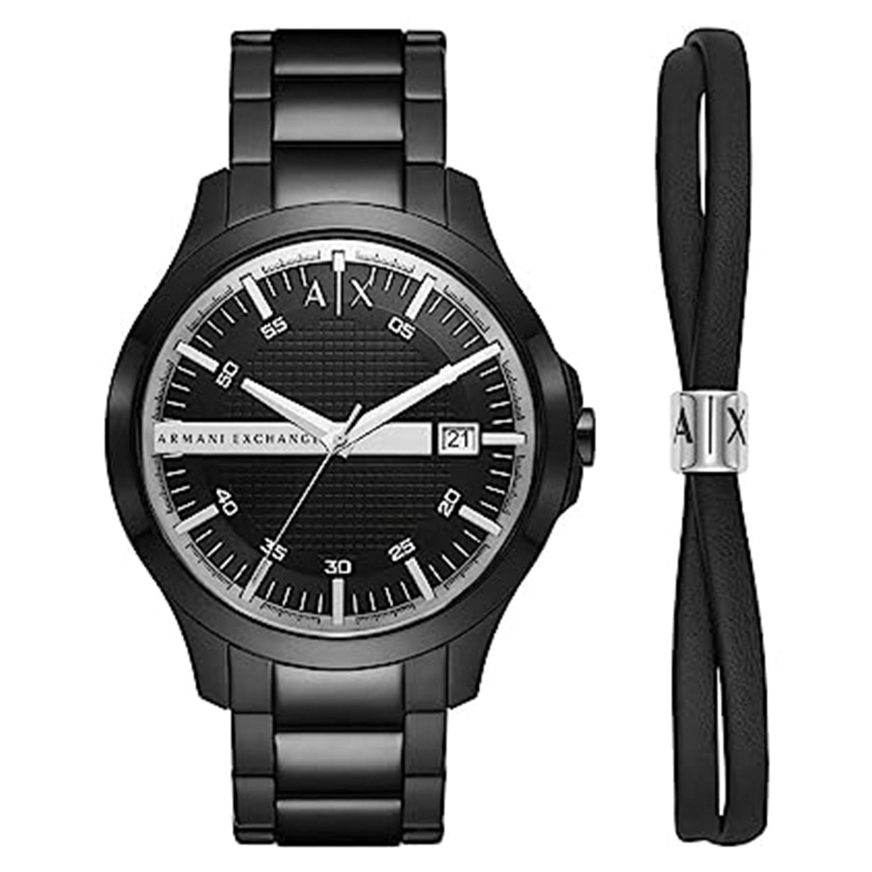Armani Exchange Hampton  Black Dial Men 46mm
