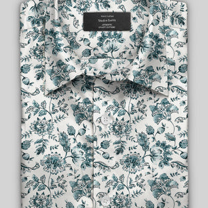 Azurette Silk Cotton Shirt