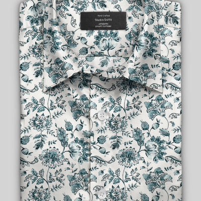 Azurette Silk Cotton Shirt