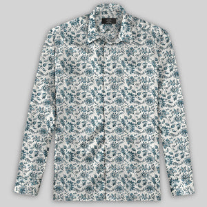 Azurette Silk Cotton Shirt