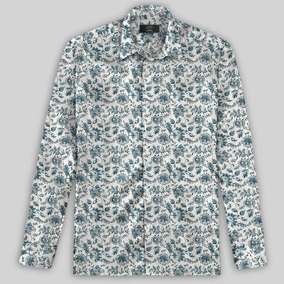 Azurette Silk Cotton Shirt