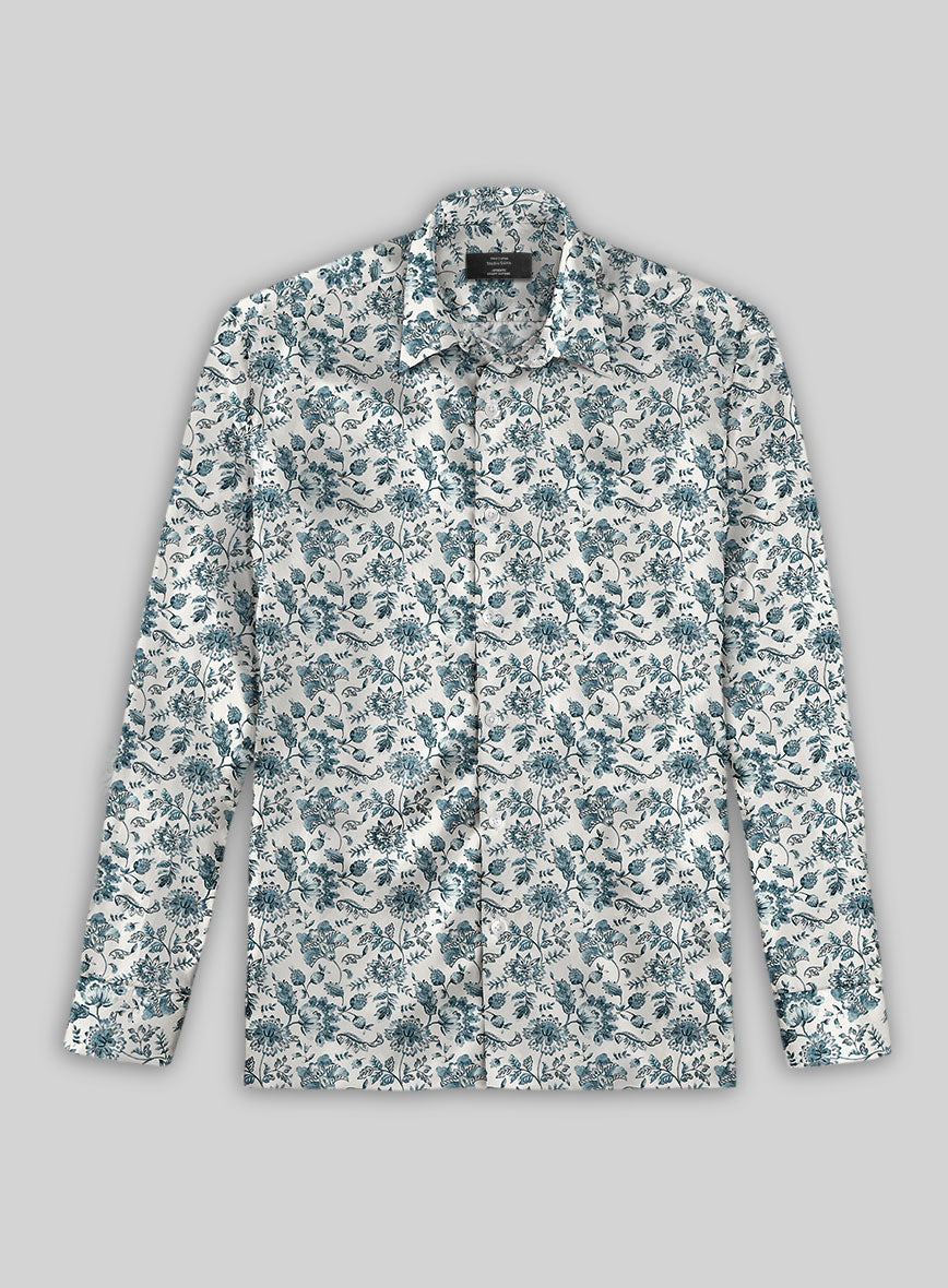 Azurette Silk Cotton Shirt