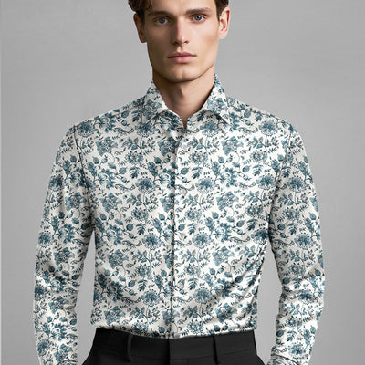 Azurette Silk Cotton Shirt