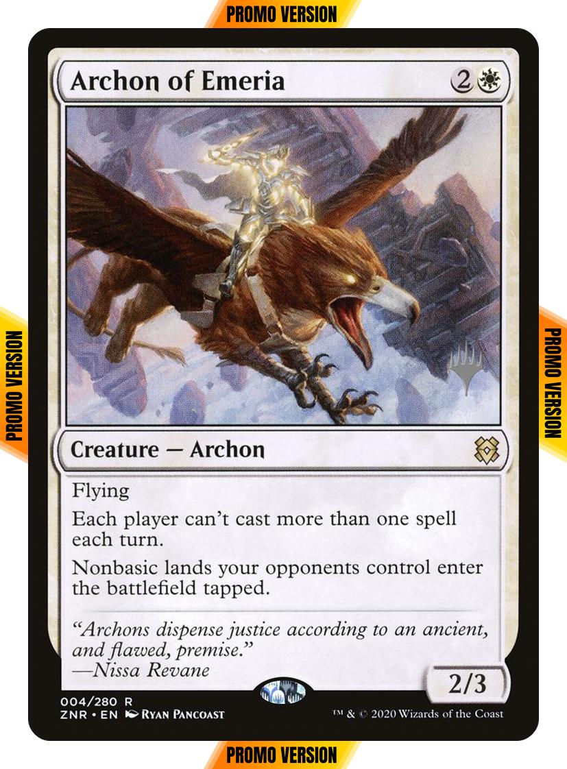 Archon of Emeria [Promo Pack] [4p] [Zendikar Rising Promos] [Non-Foil]