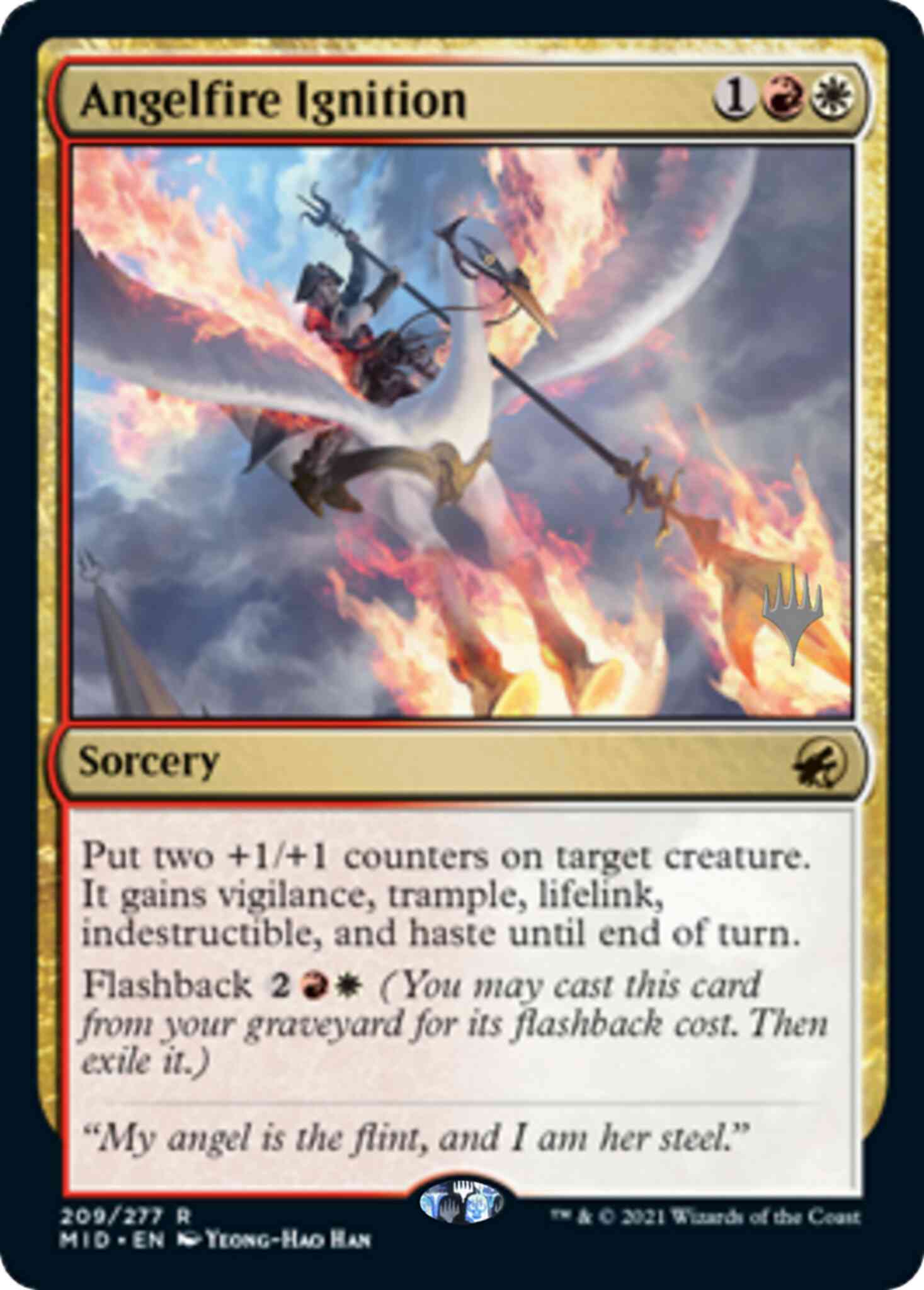 Angelfire Ignition [Promo Pack] [209p] [Innistrad: Midnight Hunt Promos] [Non-Foil]