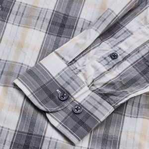 Grey Checks Slim Fit Shirt