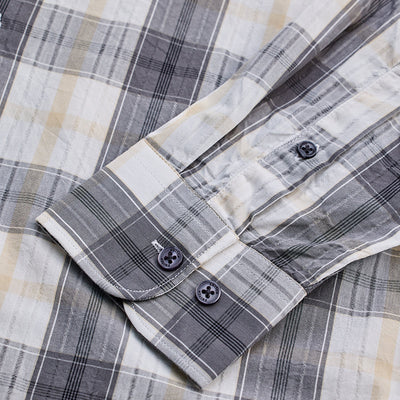 Grey Checks Slim Fit Shirt