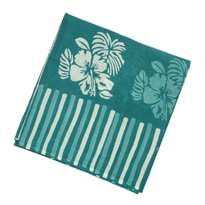 Sea Green Woven Jaipur Cotton Saree Printed With Floral  Motifs