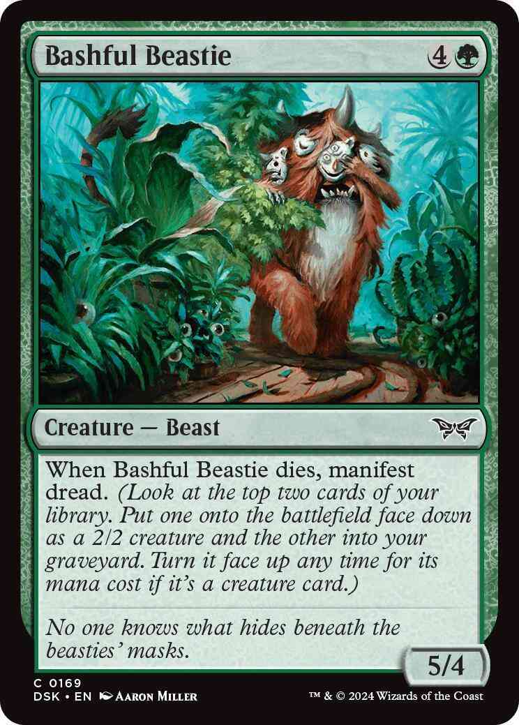 Bashful Beastie [169] [Duskmourn: House of Horror] [Non-Foil]