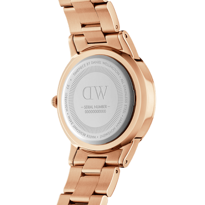 Iconic Link White & Rose Gold