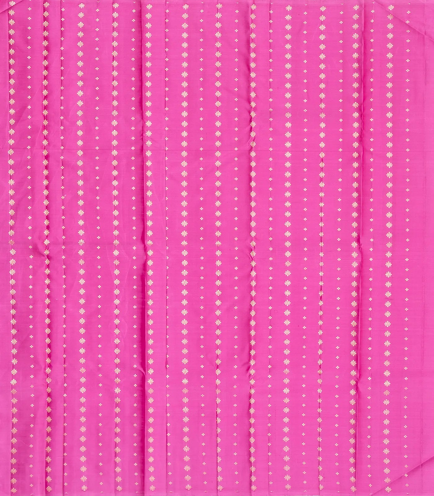 Grey Handloom Kanchipuram Silk Saree With Meena Floral Motifs