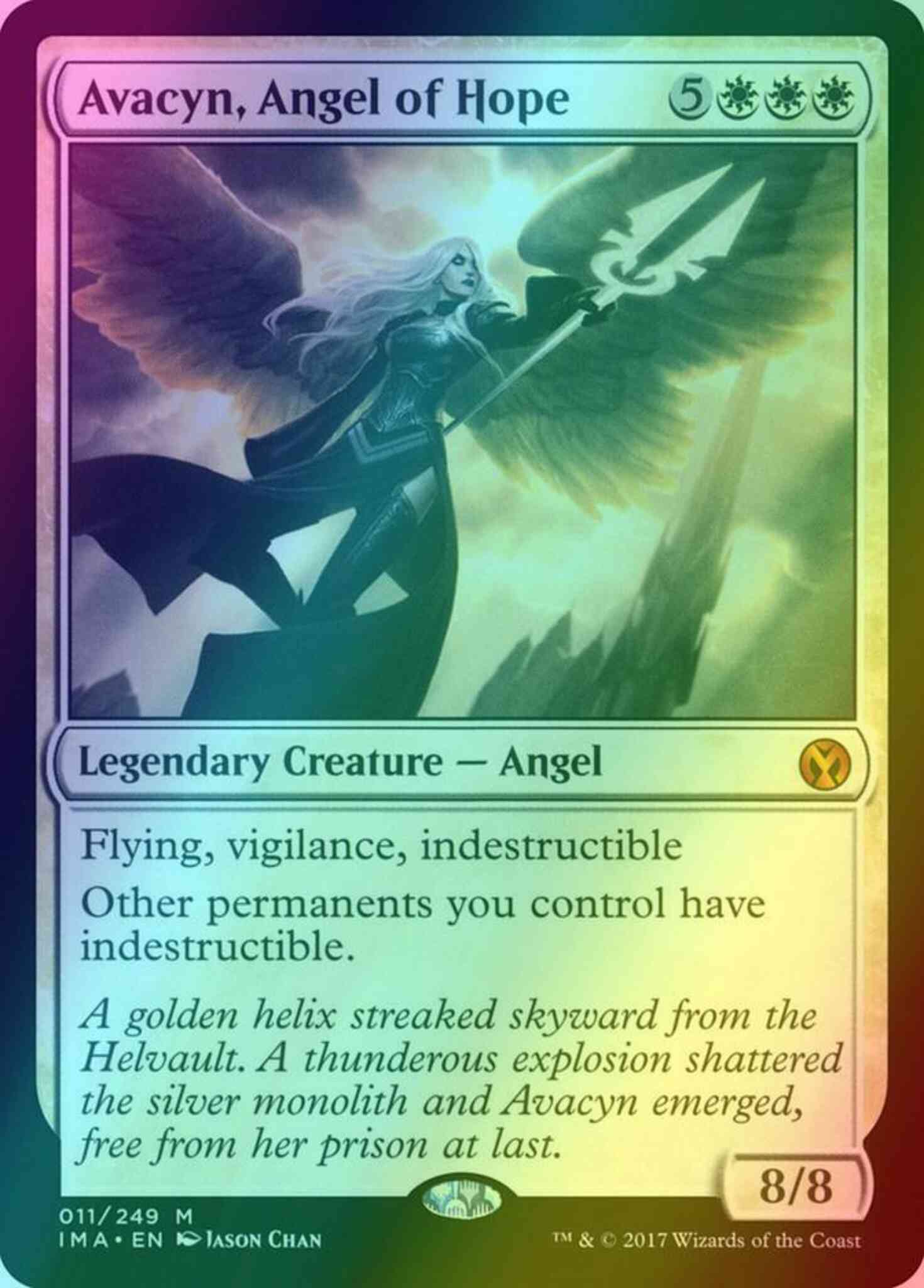 Avacyn, Angel of Hope [11] [Iconic Masters] [Foil]