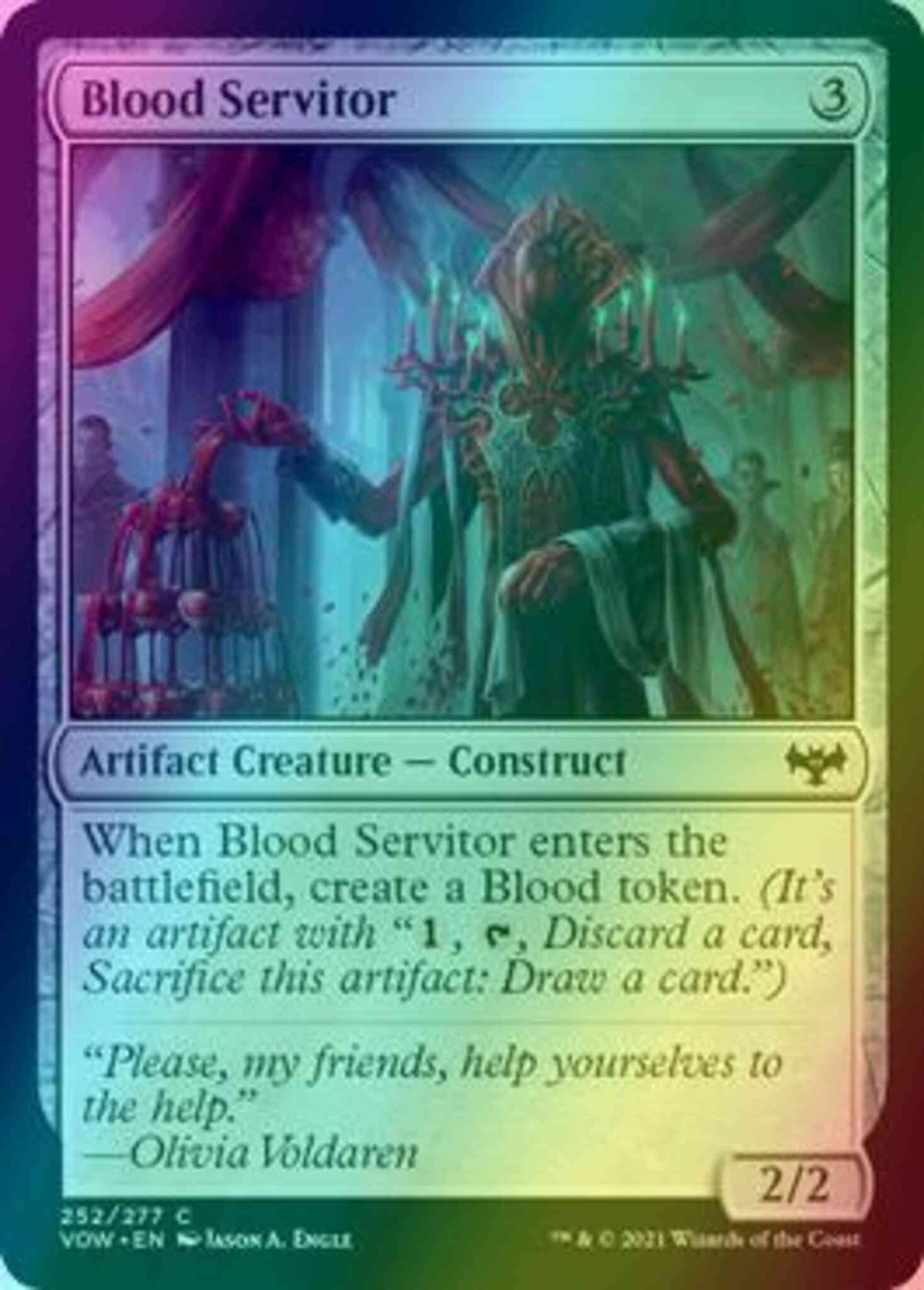 Blood Servitor [252] [Innistrad: Crimson Vow] [Foil]