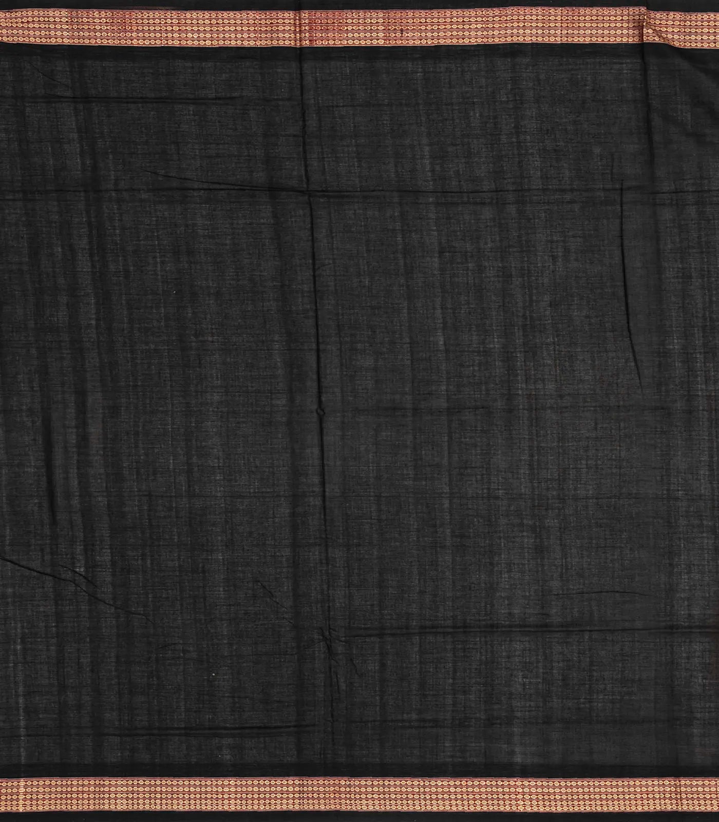 Oil Mustard Handloom Orissa Cotton Saree With Tie & Dye Pallu