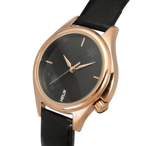 Helix Analog Black Leather