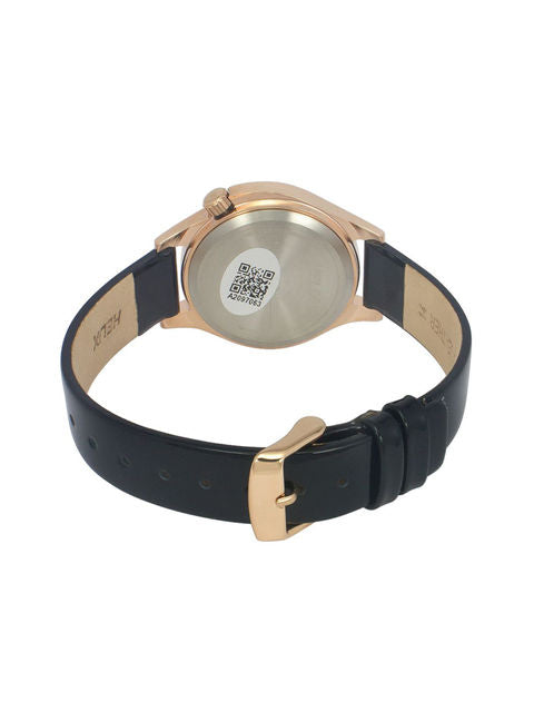Helix Analog Black Leather