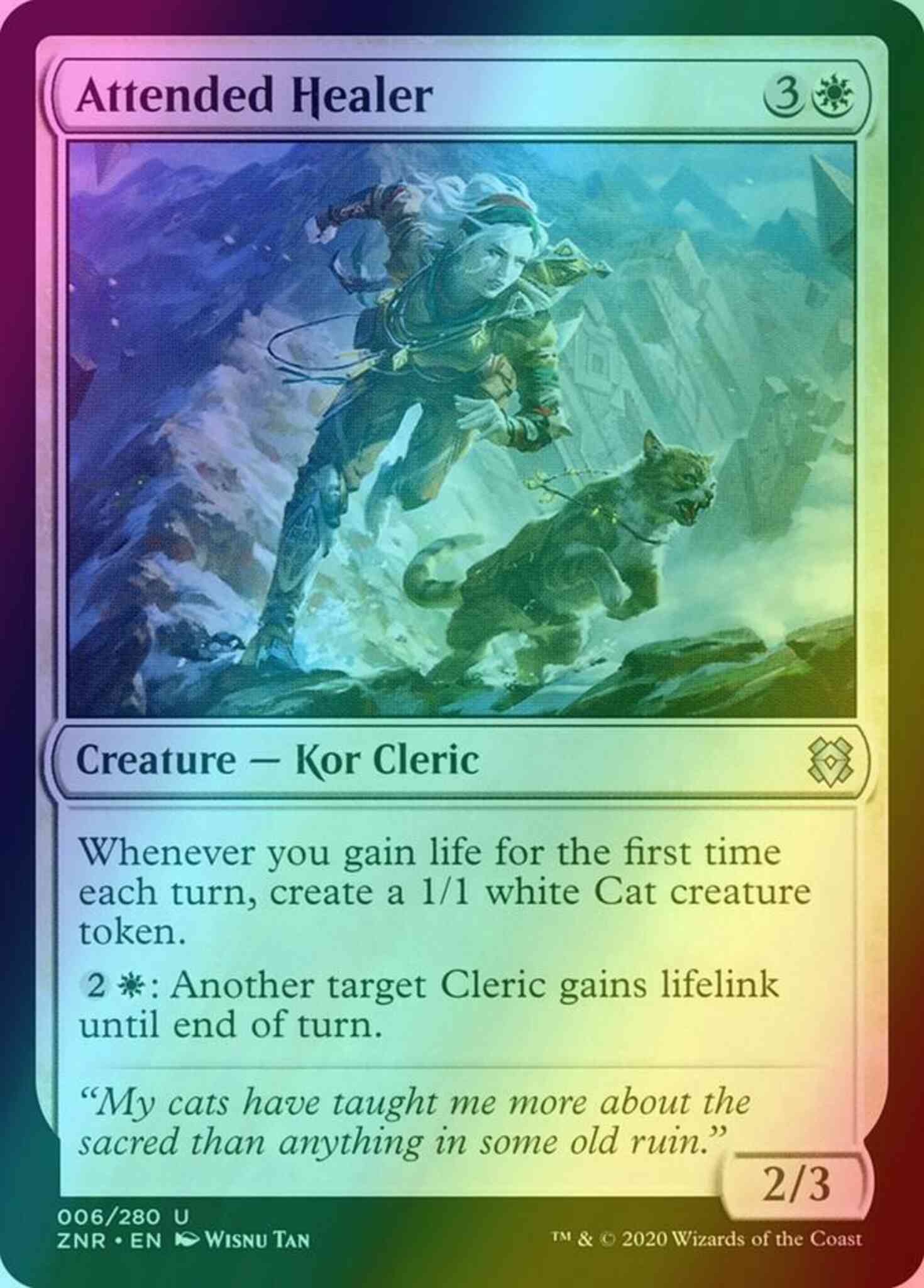 Attended Healer [6] [Zendikar Rising] [Foil]