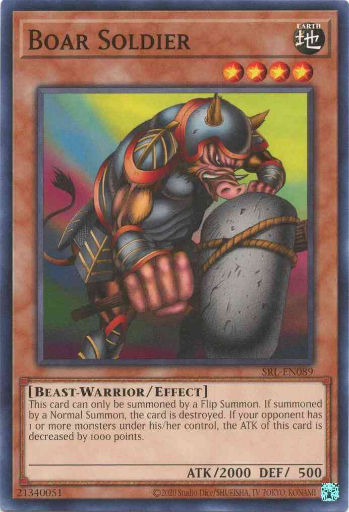 Boar Soldier - 25th Anniversary - SRL-EN089 - Common - Unlimited