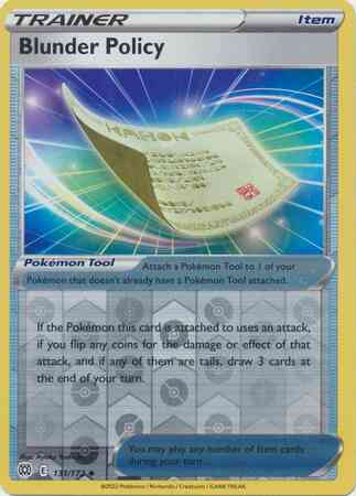 Blunder Policy - 131/172 - Uncommon [swsh9-131] [Reverse Holo]