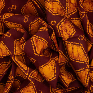 Maroon Sungudi Cotton Saree With Floral Motifs