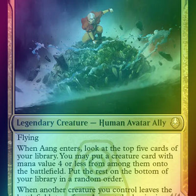 Aang, at the Crossroads // Aang, Destined Savior [203] [Avatar: The Last Airbender] [Foil]