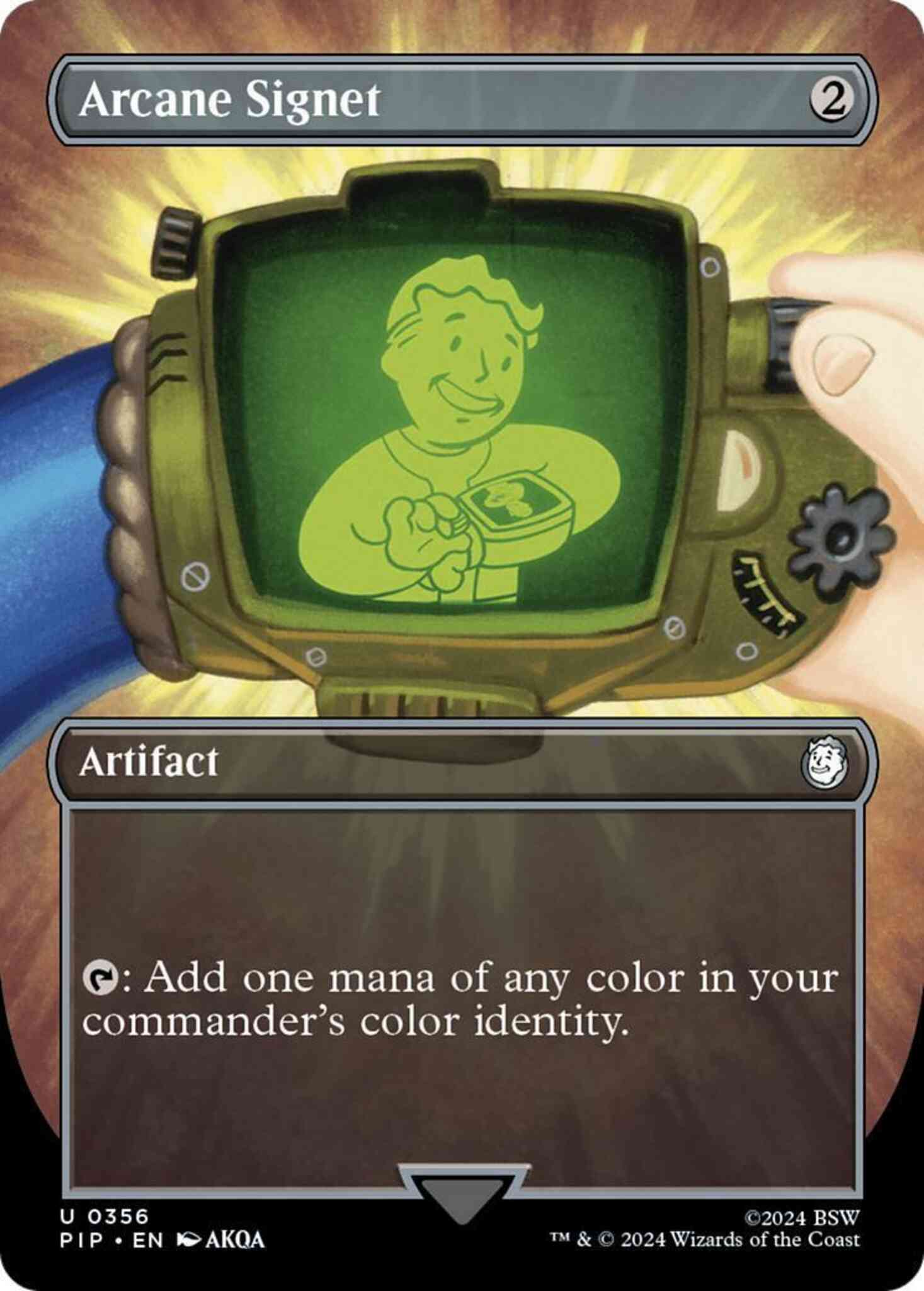Arcane Signet [356] [Borderless] [Fallout] [Non-Foil]