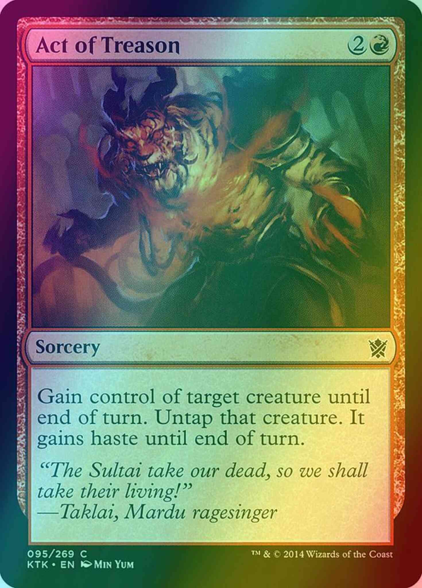 Act of Treason [95] [Khans Of Tarkir] [Foil]