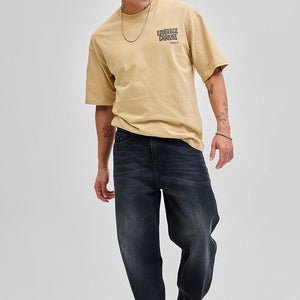 Embrace Change Beige Oversized T-Shirt