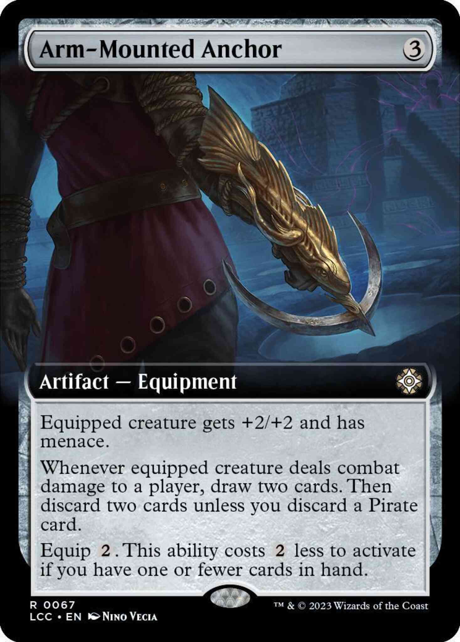Arm-Mounted Anchor [67] [Extended Art] [The Lost Caverns of Ixalan: Commander] [Non-Foil]