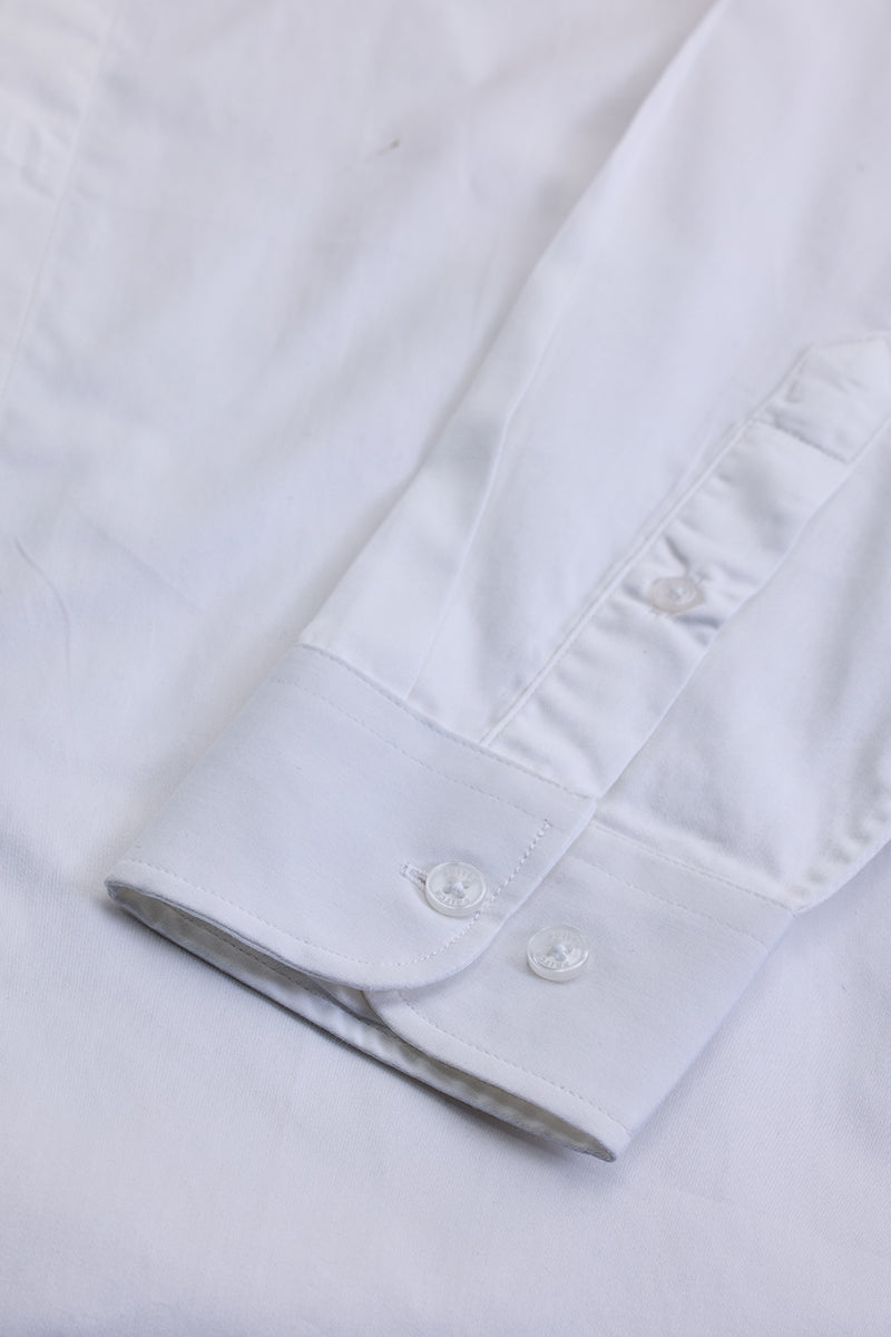 White Embellished Shirt