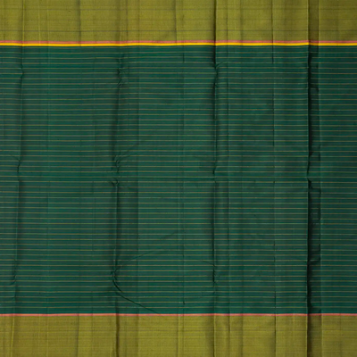 Lilac Handloom Kanchipuram Silk Saree With Zari Checks & Payadi Border