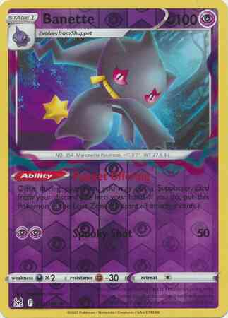Banette - 073/196 - Rare [swsh11-073] [Reverse Holo]
