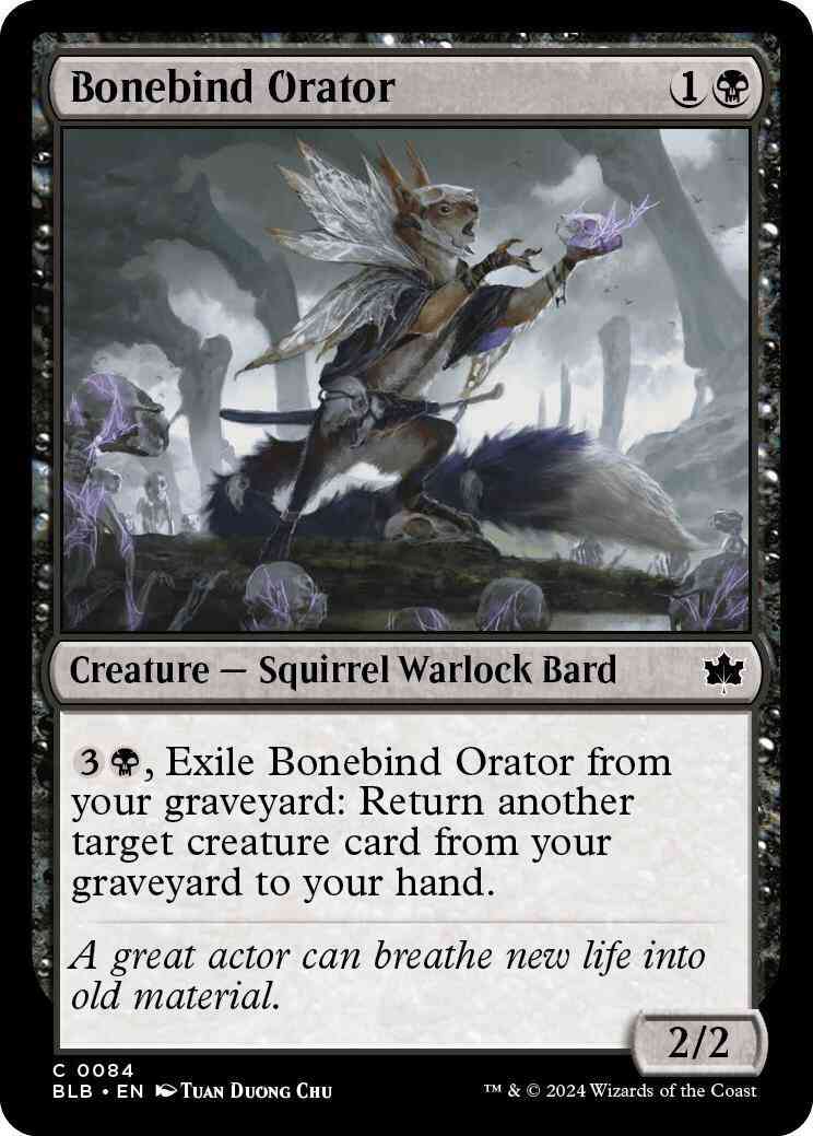 Bonebind Orator [84] [Bloomburrow] [Non-Foil]